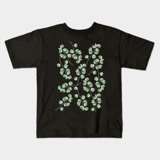 Green Tropical Leaves Kids T-Shirt